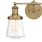 Designers Fountain Taylor 15.25in 2-Light Old Satin Bronze Industrial Indoor Wall Sconce with Clear Glass Shades 69502-OSB - alternate 4
